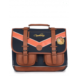 Cartable vintage 38cm Navy Badges CAMELEON Sacbagage SacBagage