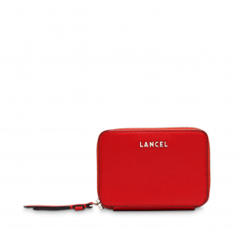 Portefeuille Lettrines zippe cuir Lancel SacBagage