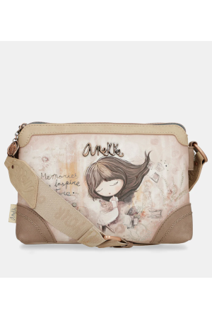 Sac bandoulière double compartiments Memories - ANEKKE