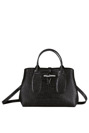 Sac à main M Roseau Croco - LONGCHAMP