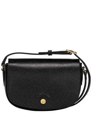 Sac bandoulière S Épure par Longchamp en cuir noir