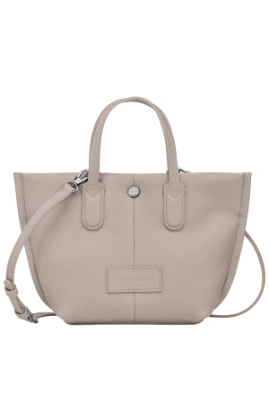 Sac à main XS Essential par Longchamp en cuir beige