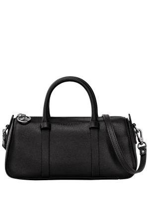 Sac à main S Daylong par Longchamp en cuir noir