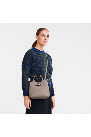 Sac à main S Le Roseau par Longchamp en cuir argile