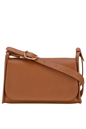 Sac bandoulière M Le Foulonné par Longchamp en camel