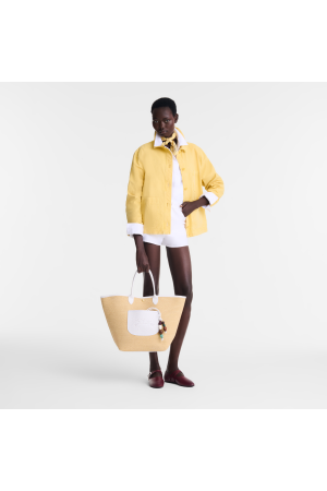 Panier M Le Pliage Collection par Longchamp en blanc