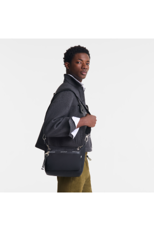 Sac bandoulière Le Pliage Energy par Longchamp en toile noire