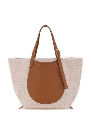 Cabas XL Complice Toile et Cuir Caramel | Longchamp