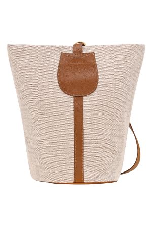 Sac Seau L Complice Toile et Cuir Caramel | Longchamp