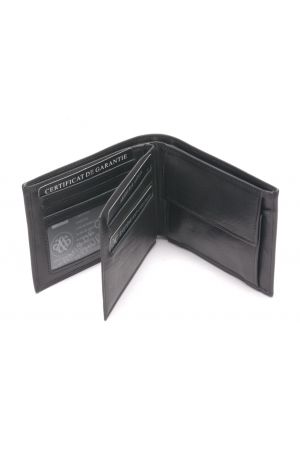 portefeuille Italien PABLO noir 
