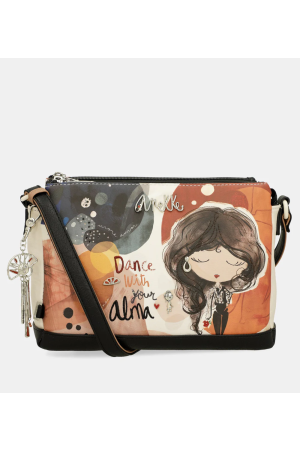 Sac bandoulière imprimé Alma par Anekke