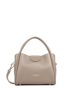 Sac à main Ida Double par Lancaster en cuir taupe