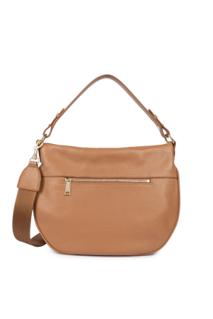 Grand sac besace Dune GaÏa par Lancaster en camel