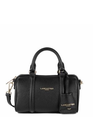 Petit sac polochon Milano Ana par Lancaster en cuir noir