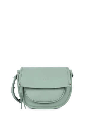 Petit sac besace Soft Selma par Lancaster en vert
