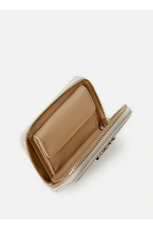 Petit portefeuille Laurel par Guess en blanc