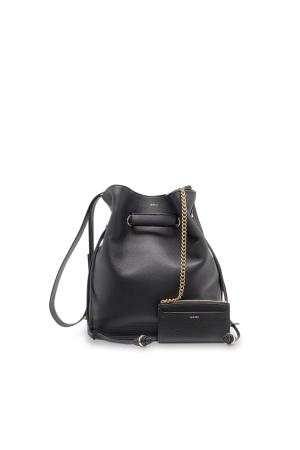 Grand Sac Seau Le Huit de Lancel cuir-Noir