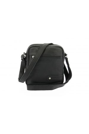 Sacoche travers Oscar cuir-Noir