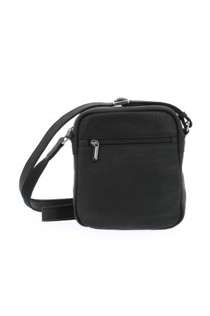 Sacoche travers Oscar cuir-Noir
