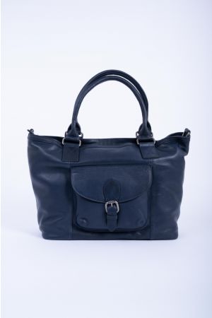 Sac porté main cuir vintage - DONNA CELI
