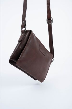 Sac pochette bandoulière zippée - DONNA CELI
