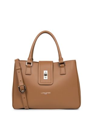 Sac à main cabas cuir-Camel