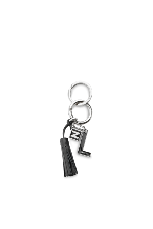 Porte-clés NEUF avec breloques métal & émail-Noir 