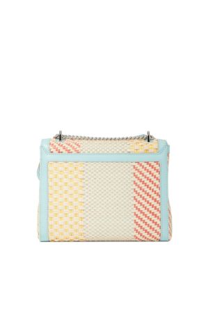 Sac rabat Ninon M raphia par Lancel