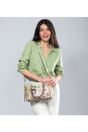 sac bowling à bandoulière Anekke Amazonia en matière synthétique à motifs