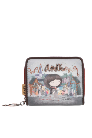 Mini porte-monnaie zippé VOICE - ANEKKE