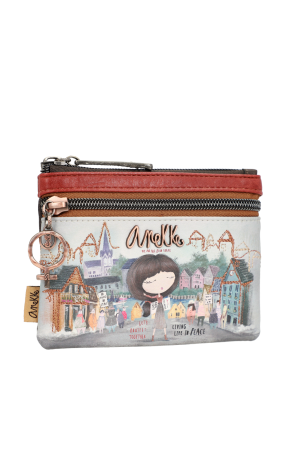 Mini porte-monnaie zippé VOICE - ANEKKE