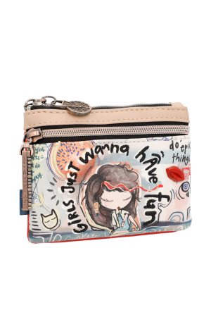 Porte-monnaie zippé Fun & Music - ANEKKE