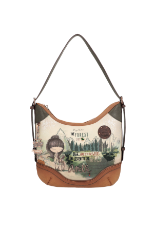 Sac hobo femme illustrations forêt canada par Anekke 