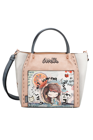 Sac porté main double-face Fun & Music - ANEKKE
