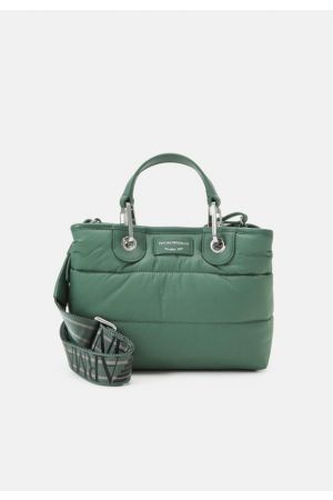 petit sac cabas matelassé Armani MyEA en nylon recyclé vert