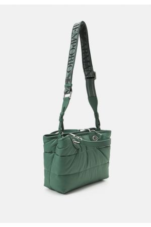 petit sac cabas matelassé Armani MyEA en nylon recyclé vert