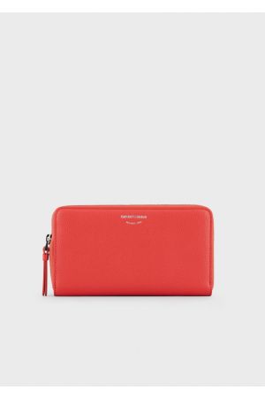 Portefeuille zippé MyEA orange - ARMANI