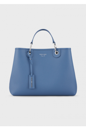 sac cabas Armani MyEA en synthétique bleu ciel