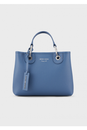 petit sac cabas Armani MyEA en synthétique bleu ciel