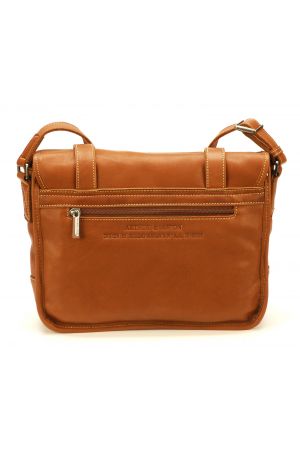 Besace reporter en cuir camel johany 