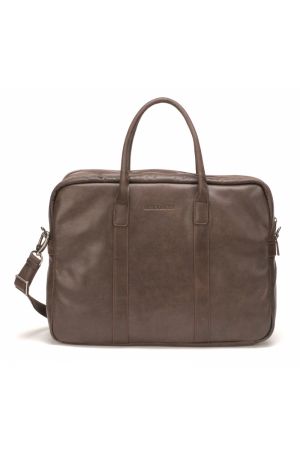 porte documents en cuir marron Arthur & Aston Marco