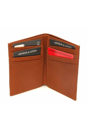 Porte-cartes en cuir à 2 volets OSCAR | Arthur&Aston