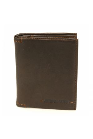 portefeuille homme en cuir Arthur & Aston Johany marron châtaigne