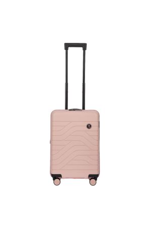 Valise cabine 55cm extensible Ulisse Pearl Pink - BRIC'S