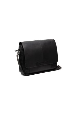 Sacoche ordinateur Richard par Chesterfield en cuir noir
