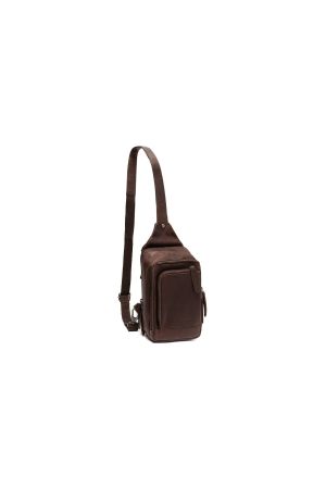 Sac bandoulière Riga par Chesterfield en cuir marron
