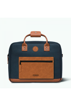 porte-ordinateur Cabaia Chicago bicolore navy