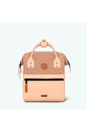 sac à dos Cabaia Adventurer S Manchester matière peluche beige