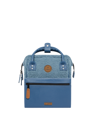 sac à dos Cabaia Adventurer S Liege matière peluche bleu ciel