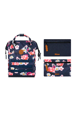 Sac fleurs OSAKA Cabaïa avec pochette fleur 